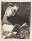 Picasso, Pablo - Jacqueline lisant