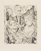Beckmann, Max - Familienszene (Familie Beckmann)
