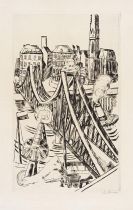 Beckmann, Max - Grosse Brücke ("Eiserner Steg" in Frankfurt am Main)
