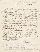 Goethe, Johann Wolfgang von - G 2: Eigh. Brief an Chr. Fr. Schwan. 1 S.