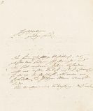 Johann Wolfgang von Goethe - G 10: Eigh. Brief an B. S. F. von Herda. 2 S.