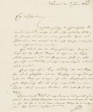 Goethe, Johann Wolfgang von - G 18: Brief von Schreiberhand an H. C. A. Eichstädt. 1 S.