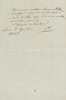 Goethe, Johann Wolfgang von - G 24: Eigh. Schreiben an die Weimarer Hoftheater-Kommision. 1/2 S.