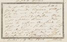 Goethe, Johann Wolfgang von - G 25: Eigh. Billet an F. Kirms. 1 S.