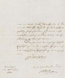 Goethe, Johann Wolfgang von - G 26: Brief von Schreiberhand an L. Lämel. 2 S.