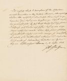 Goethe, Johann Wolfgang von - G 29: Brief von Schreiberhand an P. C. W. Beuth. 1/2 S.