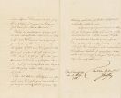 Johann Wolfgang von Goethe - G 33: Brief von Schreiberhand an W. J. C. Zahn.  3 S.