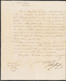 Johann Wolfgang von Goethe - G 34: Brief von Schreiberhand an W. Reichel.  2 S.