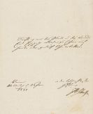 Johann Wolfgang von Goethe - G 38: Eigh. Brief an A. von Humboldt. 1/2 S.