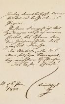 Johann Wolfgang von Goethe - G 39: Eigh. Brief an Wilhelm Rothe. 1 S.