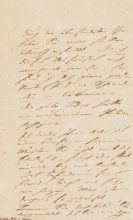 Johann Wolfgang von Goethe - G 40: Eigh. Brief an C. von Wolzogen. 1 S.