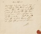 Goethe, Johann Wolfgang von - G 41: Eigh. Brief an C. G. Voigt. 1/2 S.