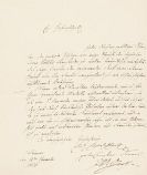 Johann Wolfgang von Goethe - G 65: Brief von Schreiberhand an P. C. W. Beuth. 1 S.