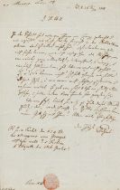 Vulpius, Christian August - Brief an Dr. Weller, 1 S,