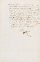 Textor, J. W. - Brief an Geheimrat von Schmettau, 2 S.