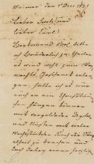 Stein, Charlotte von - Brief an ihre Enkel Fritz und Karl