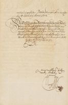 Moritz von Sachsen-Zeitz - Brief, 2 S.