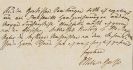 Goethe, Ottilie von - Brief, 1 S.