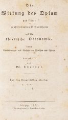 Pierre Alexandre Charvet - Wirkung des Opium