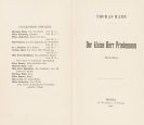 Mann, Thomas - Der kleine Herr Friedemann