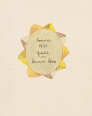 Hesse, Hermann - 6 Aquarelle mit Sommer 1933 (9 typogr. Gedichte + 1 Vignette)