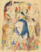 George Grosz - Walzertraum (Vorlage für "Ecce Homo", Blatt 13)