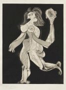 Pablo Picasso - La femme au tambourin