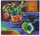 Schmidt-Rottluff, Karl - Kaktus, Muschel und Schale