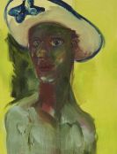 Fetting, Rainer - green Self with hat