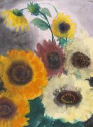 Nolde, Emil - Sonnenblumen
