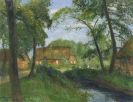 Otto Modersohn - Sommer im alten Dorf (an Ortseingang von Fischerhude)