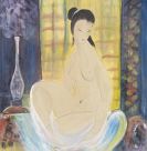 Lin, Fengmian - Jeune femme nue assise