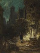 Carl Spitzweg - Nachtwanderer im Mondschein