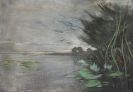 Hagemeister, Karl - Märkische Seenlandschaft mit Seerosen