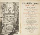 Haller, Albrecht von - Pharmacopoea Helvetica