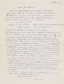 Albert Einstein - Eigh. Brief. m. U. an E. G. Straus