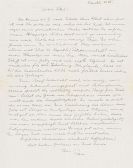 Albert Einstein - Eigh. Brief m. U. an den Sohn Eduard