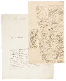 Humboldt, Alexander von - 2 eigh. Briefe