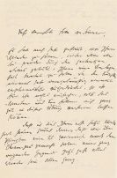 Klee, Paul - Eigh. Brief m. Monogr. an Marie von Sinner