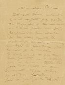 Pierre-Auguste Renoir - Eigh. Brief. m. U. an Ren&eacute;e Georges (Jolivet), Modell