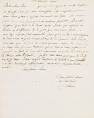 Friedrich II. der Gro&szlig;e - Eigh. Brief m. U. an seine Schwester