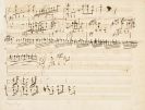 Liszt, Franz - Eigh. Musikmanuskript mit Korrekturen