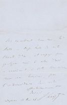 Liszt, Franz - Eigh. Brief m. U. (&uuml;ber &bdquo;M. Roth&ldquo;)