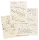 Sch&ouml;nberg, Arnold - 3 eigh. Briefe m. U. an Hugo Botstiber, Musikwissenschaftler