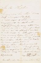 Strauss (Sohn), Johann - 1 eigh. Brief m. U., plus Beigabe