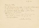 Webern, Anton - Eigh. Postkarte m. U. an R. Weirich