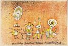 Klee, Paul - Die heitere Seite. Postkarte zur Bauhaus-Ausstellung