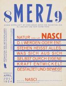 Schwitters, Kurt - 8 Merz 9. Nasci. Dabei: Merz 7