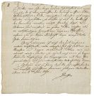Goethe, Johann Wolfgang von - Brief von Schreiberhand an Boie 1797. Dabei: Brief von Unbekannt an Boie 1778