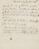 Claudius, Matthias - Eigh. Brief an Boie, 1781